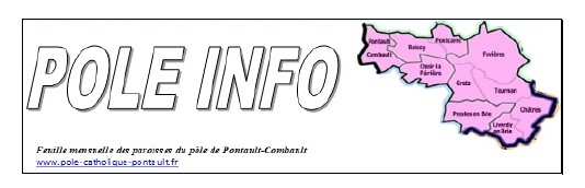 Pole Info mensuel du pôle catholilque de Pontault-Combault